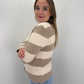 Cardigan Victoria - creme/taupe