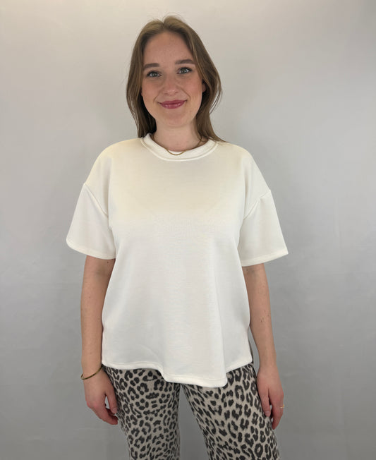 Basic T-Shirt Melly - weiß