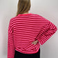 Sweatshirt Lucy - pink/rot