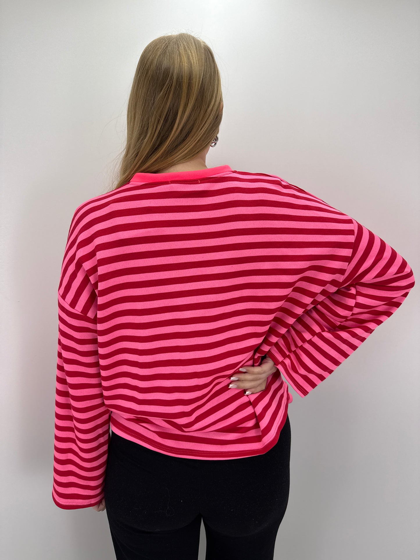 Sweatshirt Lucy - pink/rot