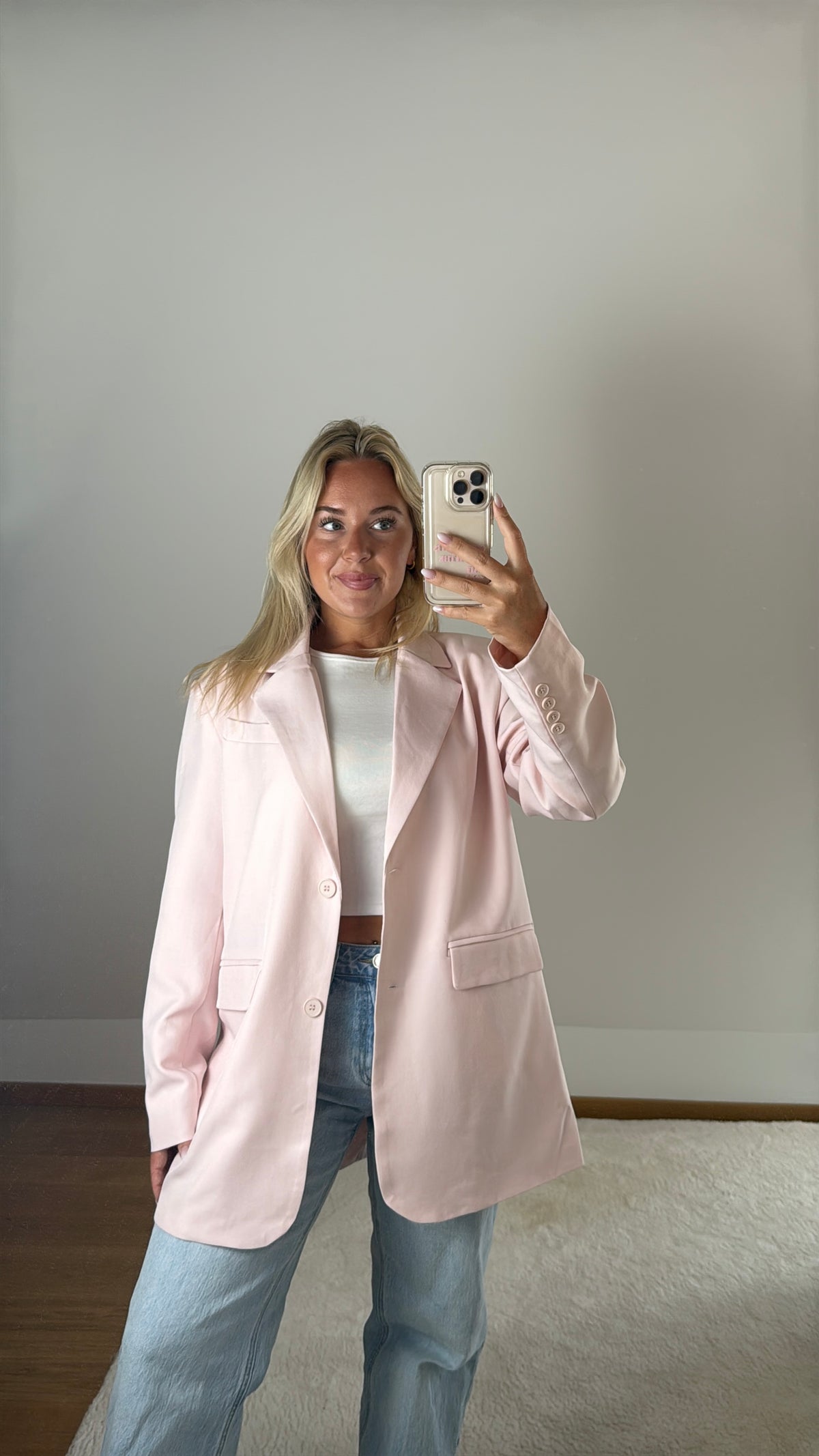 Oversize Blazer Jara - pastellrosa