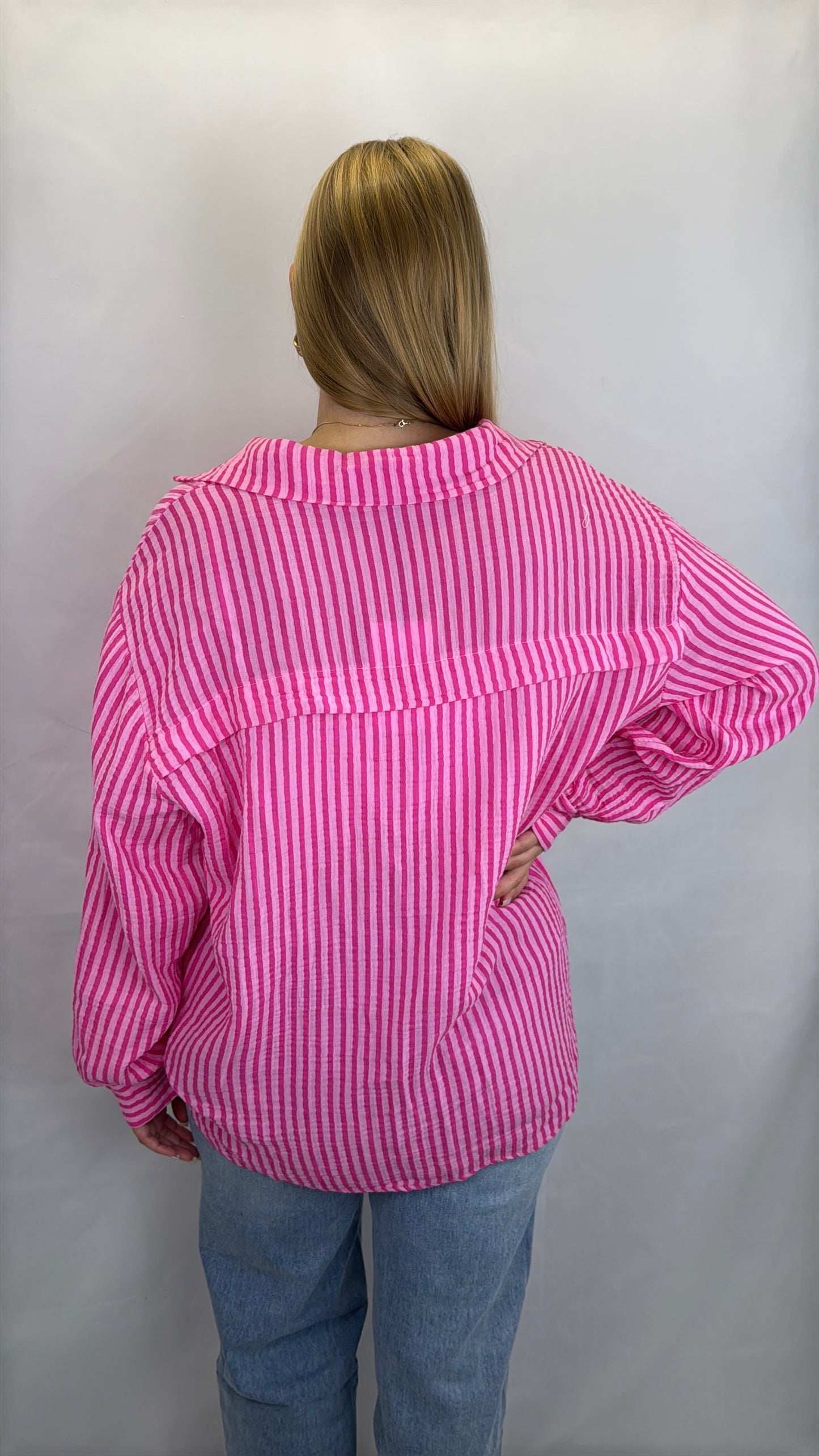Musselinbluse Gina - rosa/pink