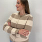 Cardigan Victoria - creme/taupe