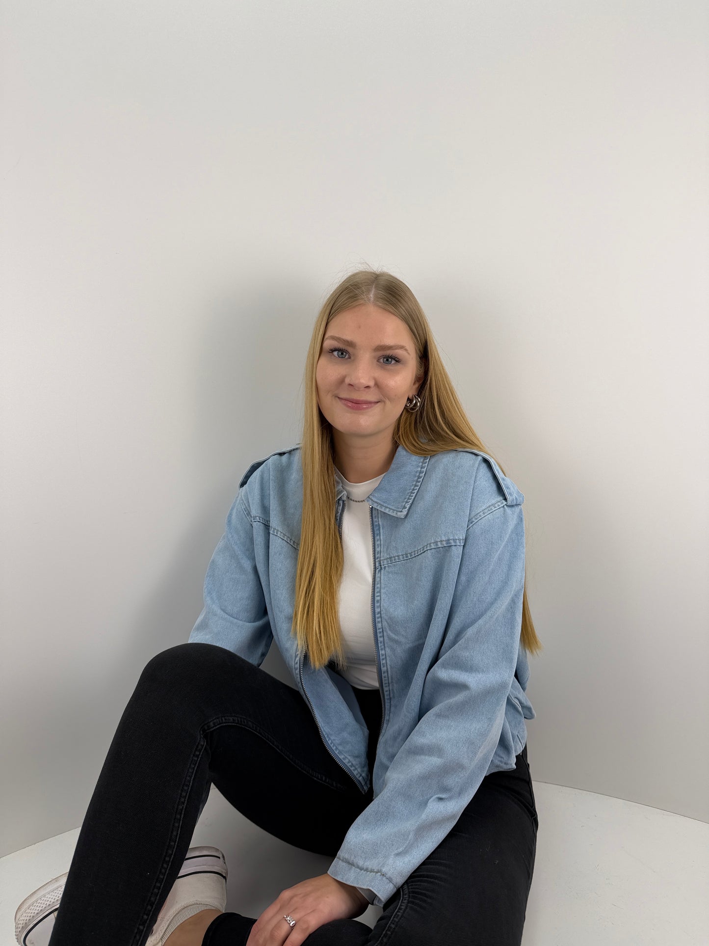 Jeansjacke Serena - hellblau