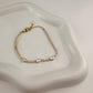 Armband - golden Three Hearts
