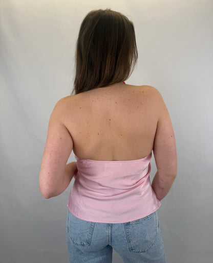 Neckholder Satintop Luna - rosa