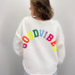 Sweatshirt GoodVibes - weiß