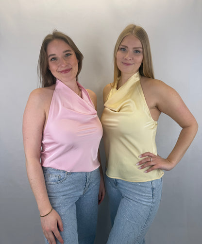 Neckholder Satintop Luna - rosa