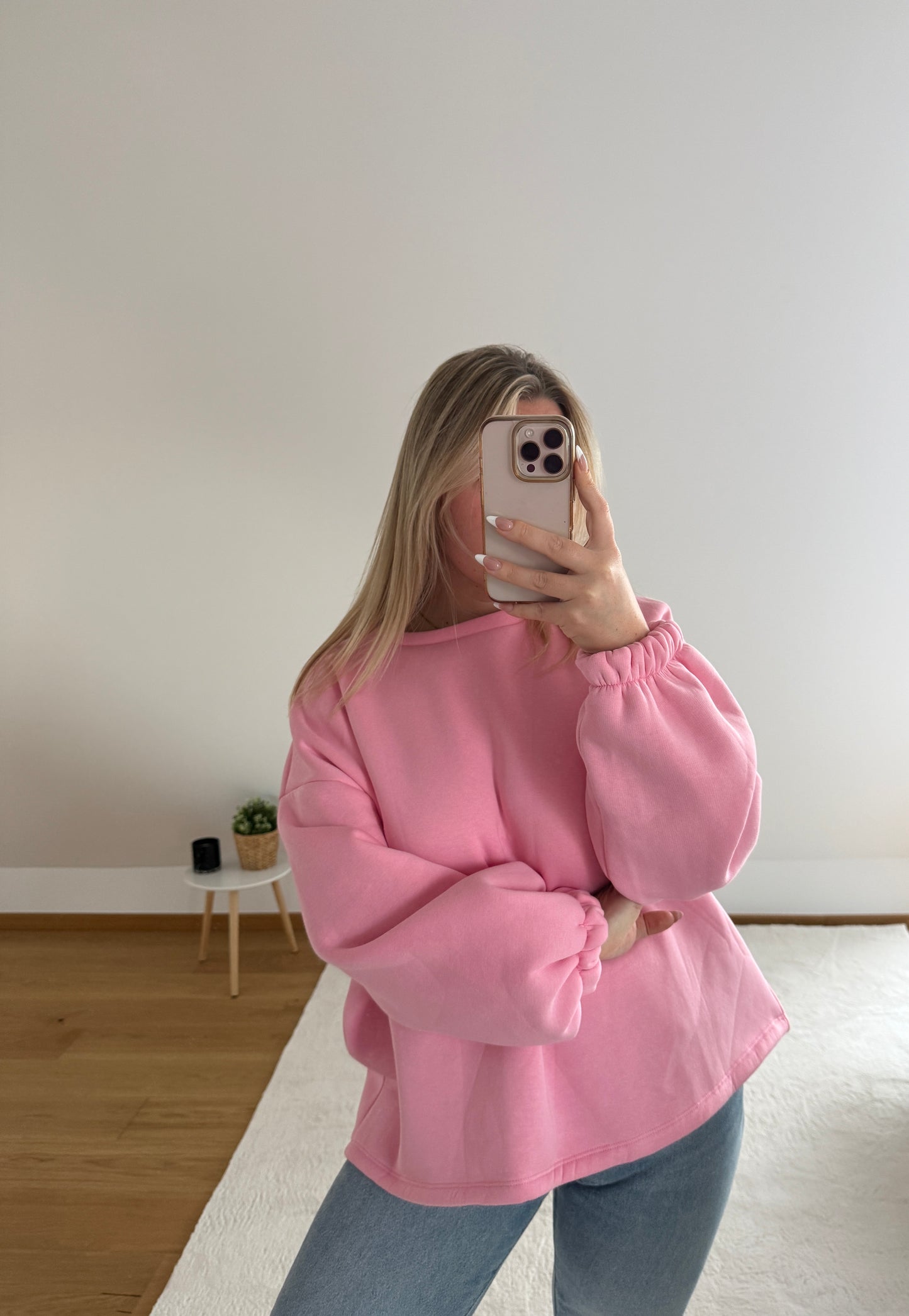 Sweatshirt GoodVibes - rosa