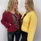 Teddyjacke Bowpard - bordeauxrot