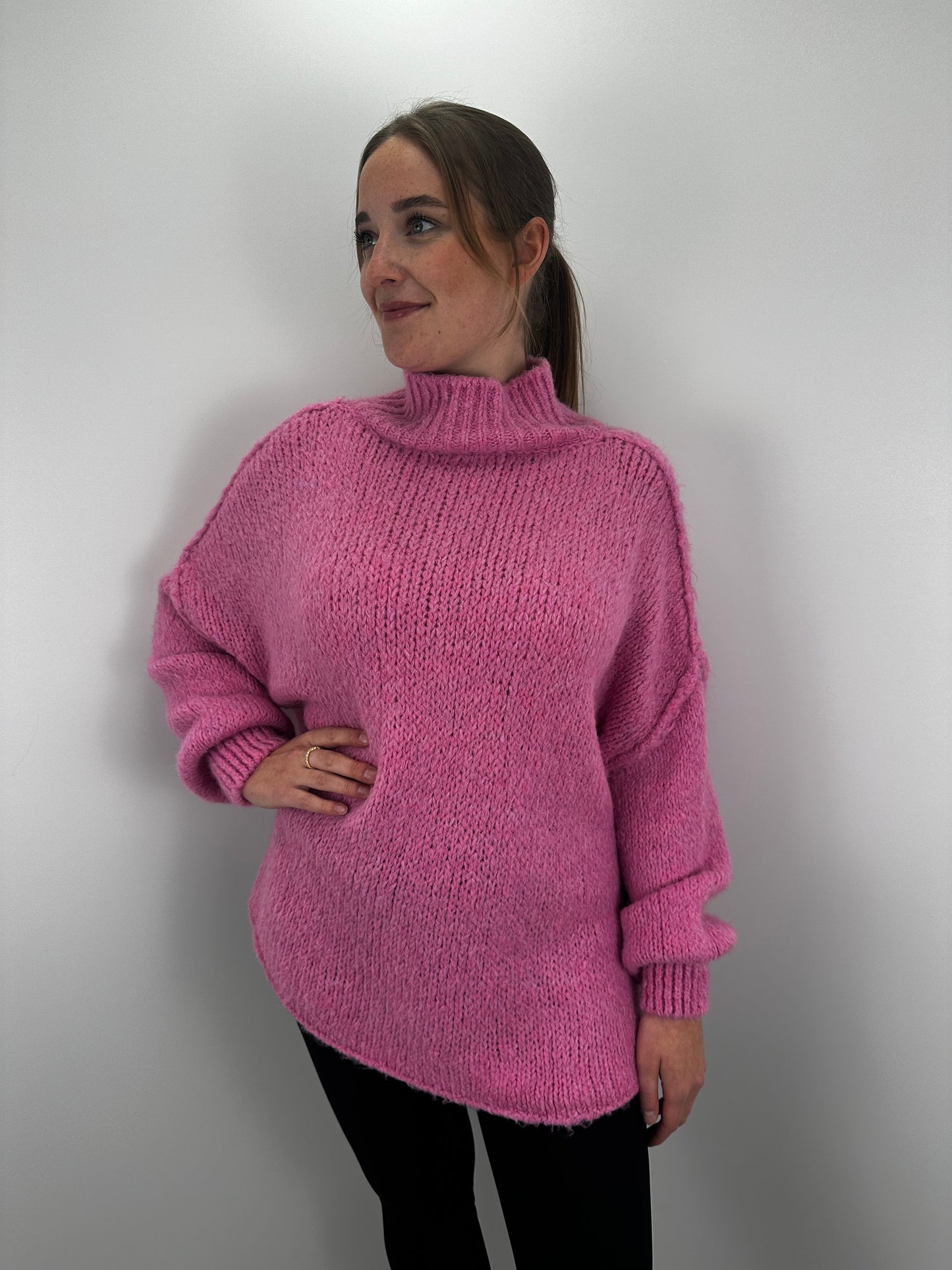 Oversize Pullover - Fuchsia