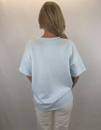 Basic T-Shirt Melly - hellblau