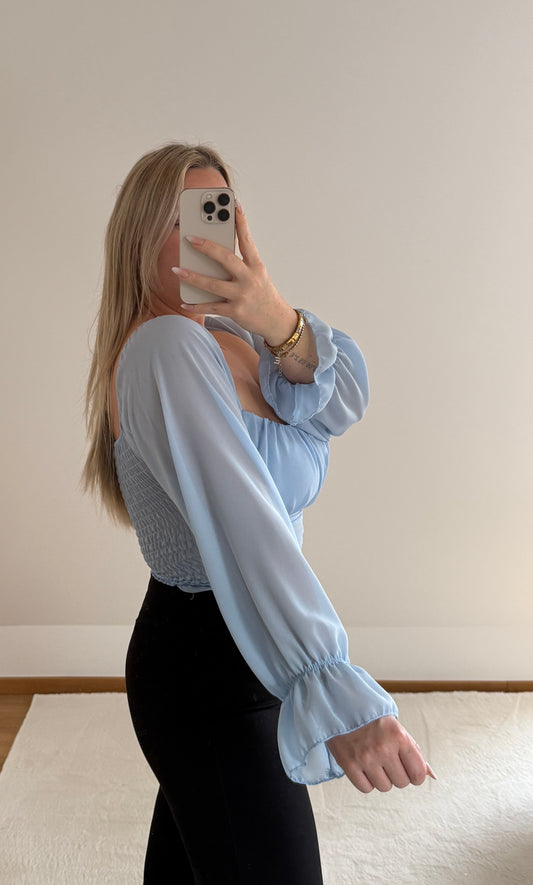Bluse Lena - babyblau