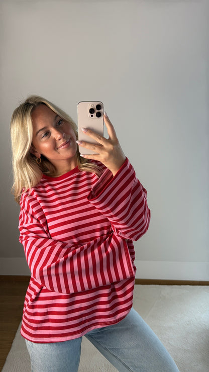 Sweatshirt Mara - rosa/rot