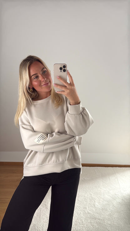 Sweatshirt Patch - beige