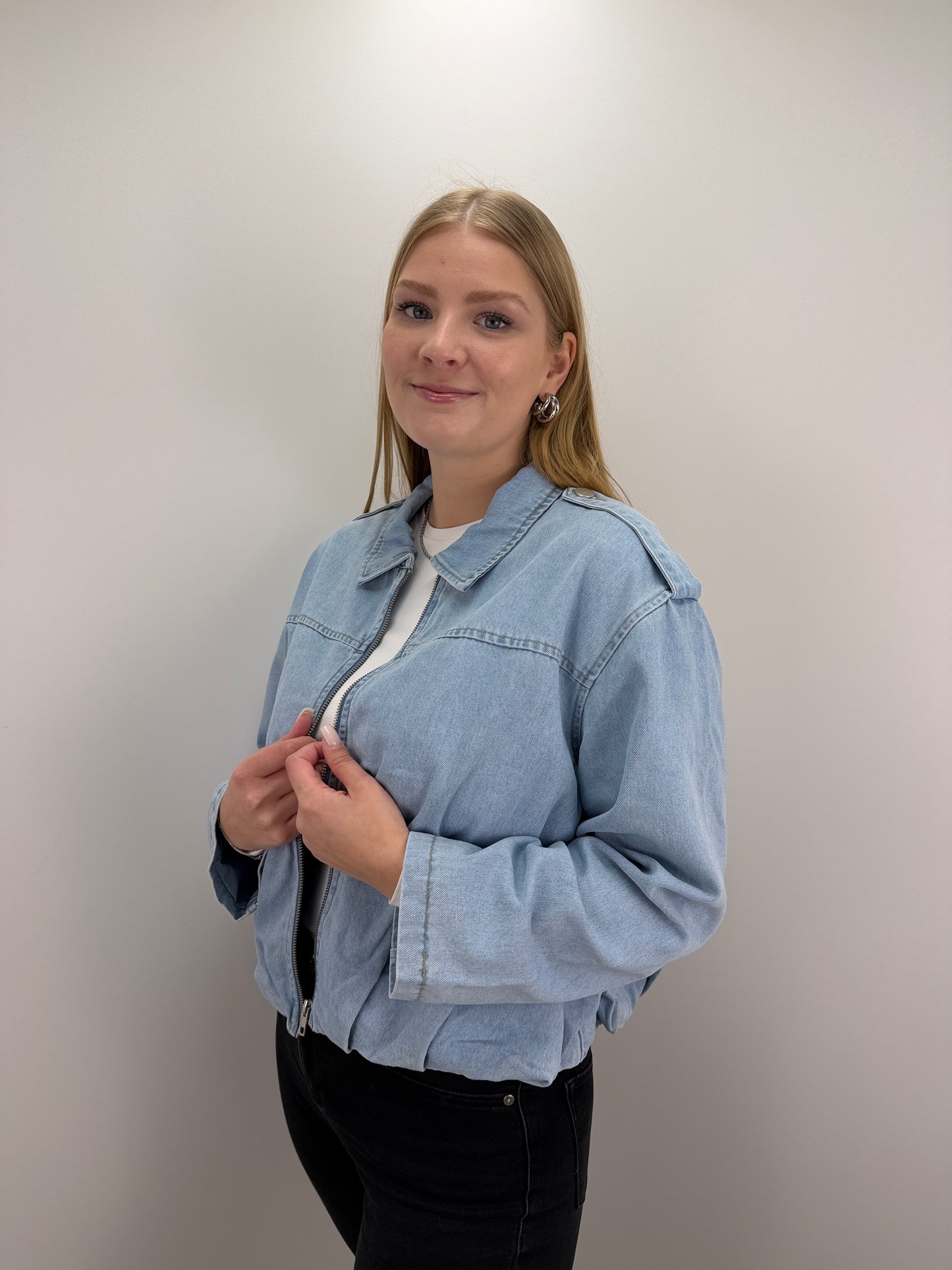 Jeansjacke Serena - hellblau