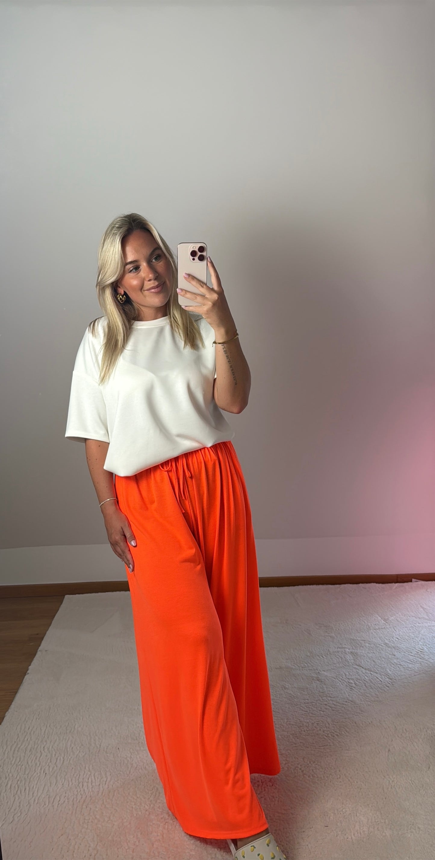 Weite Hose Jessy - neonorange