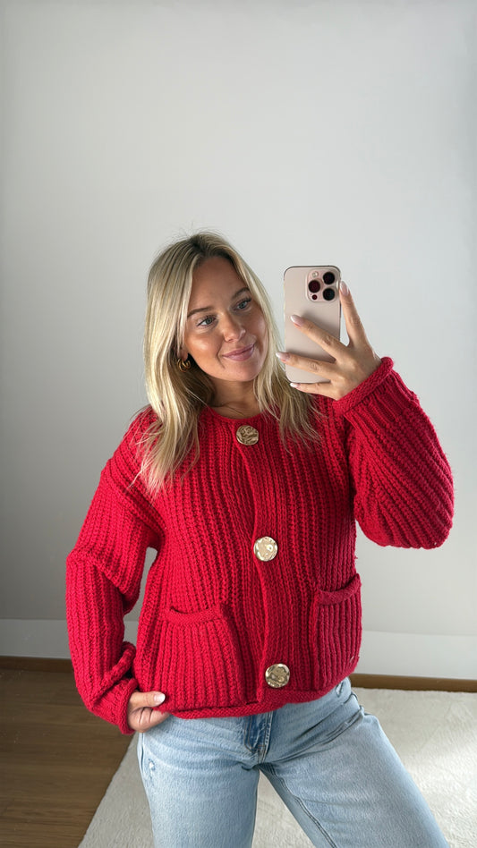 Cardigan Eleonora - rot
