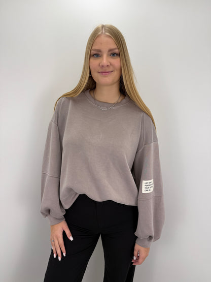 Sweatshirt Patch - taupe
