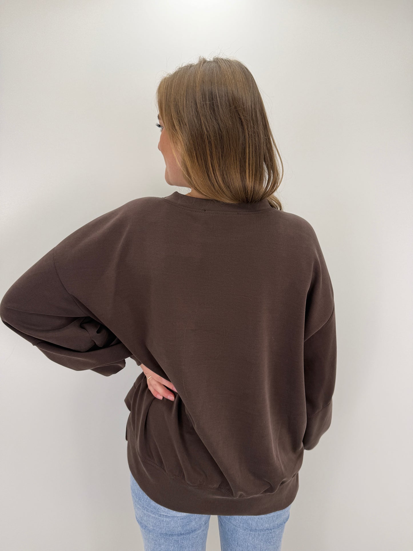 Sweatshirt Patch - braun