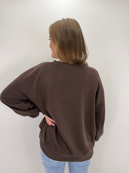 Sweatshirt Patch - braun