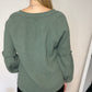 Musselinbluse mit Knopfleiste - khaki