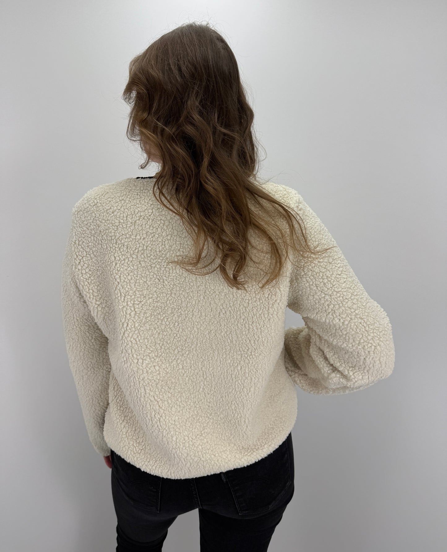 Teddyjacke Bowpard - creme