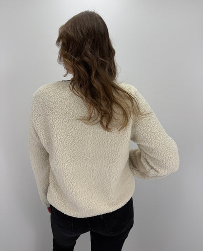 Teddyjacke Bowpard - creme