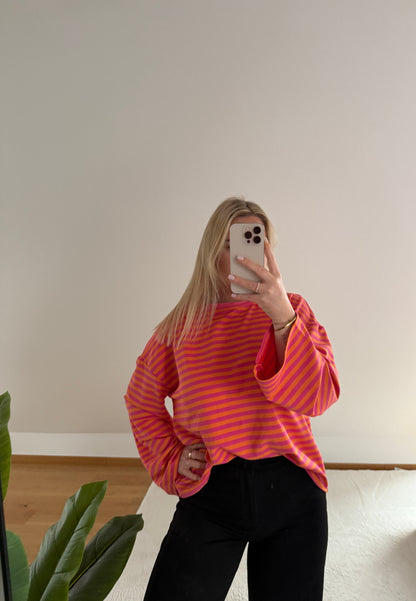 Sweatshirt Mara - pink/orange