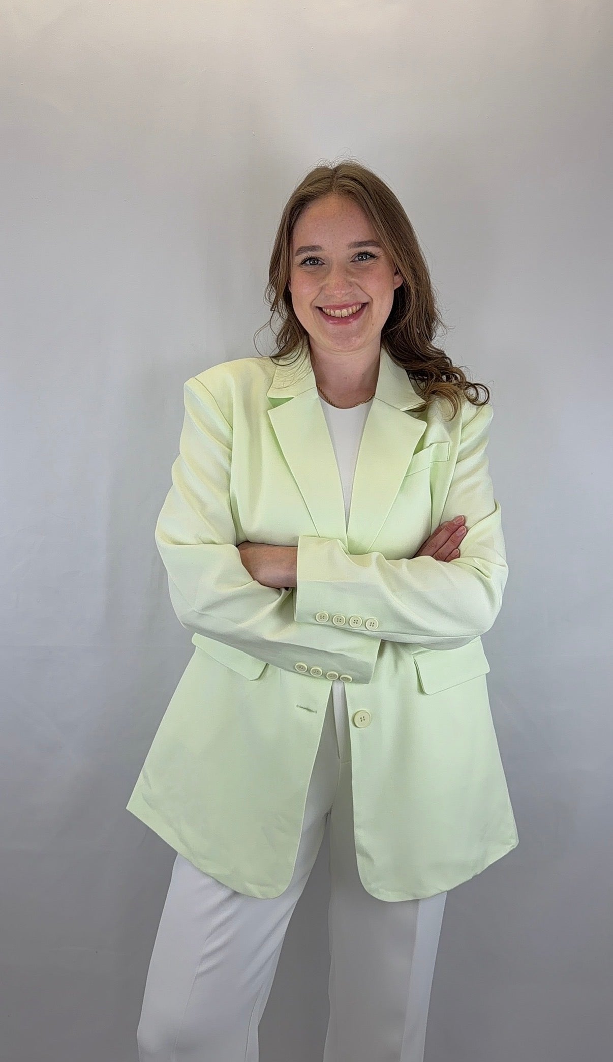 Oversize Blazer Jara - pastellgrün