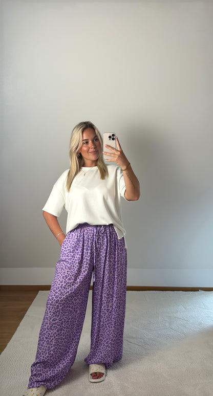 Weite Hose Nala - Lila/flieder