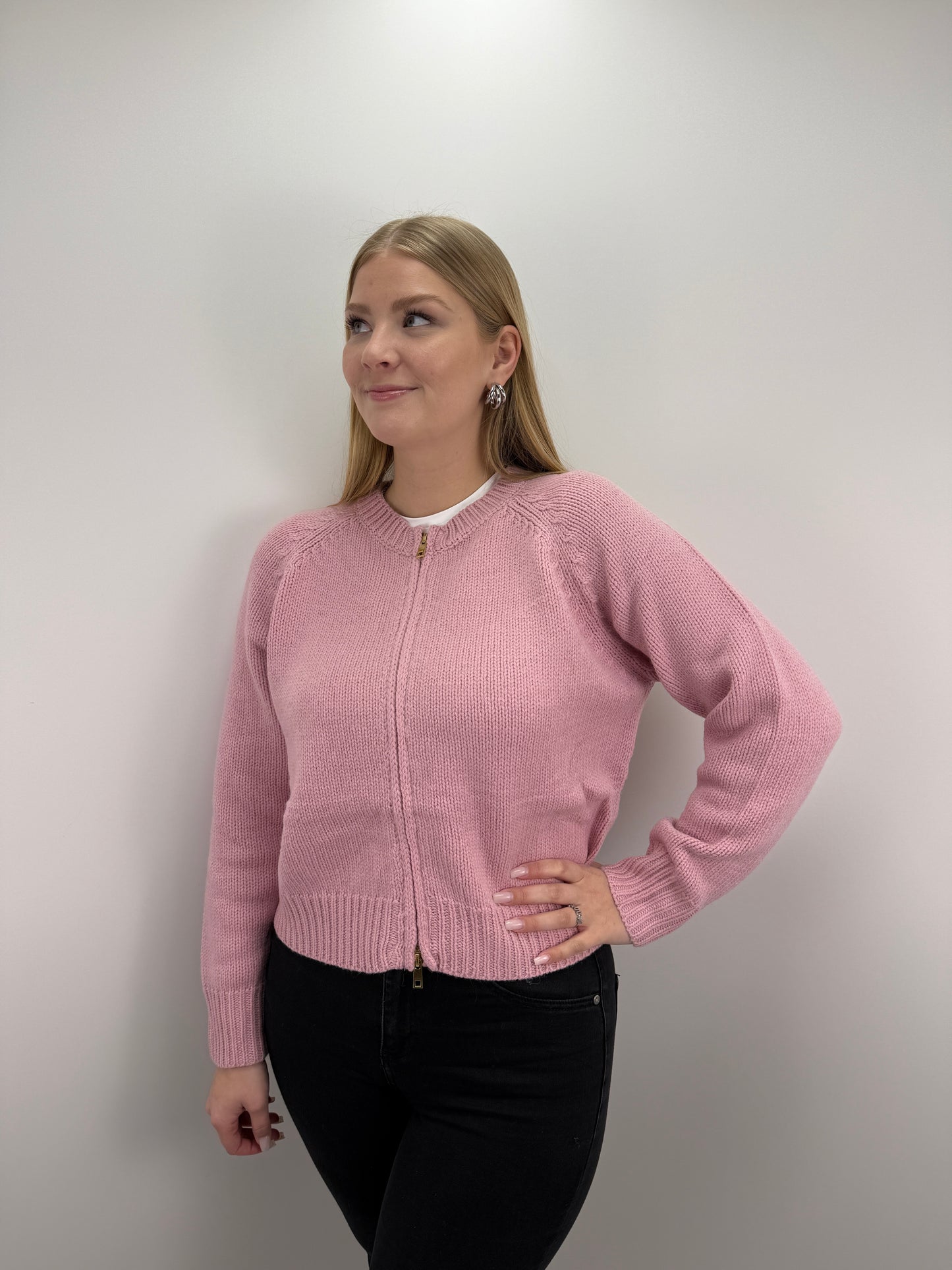 Strickjacke Leonie - altrosa