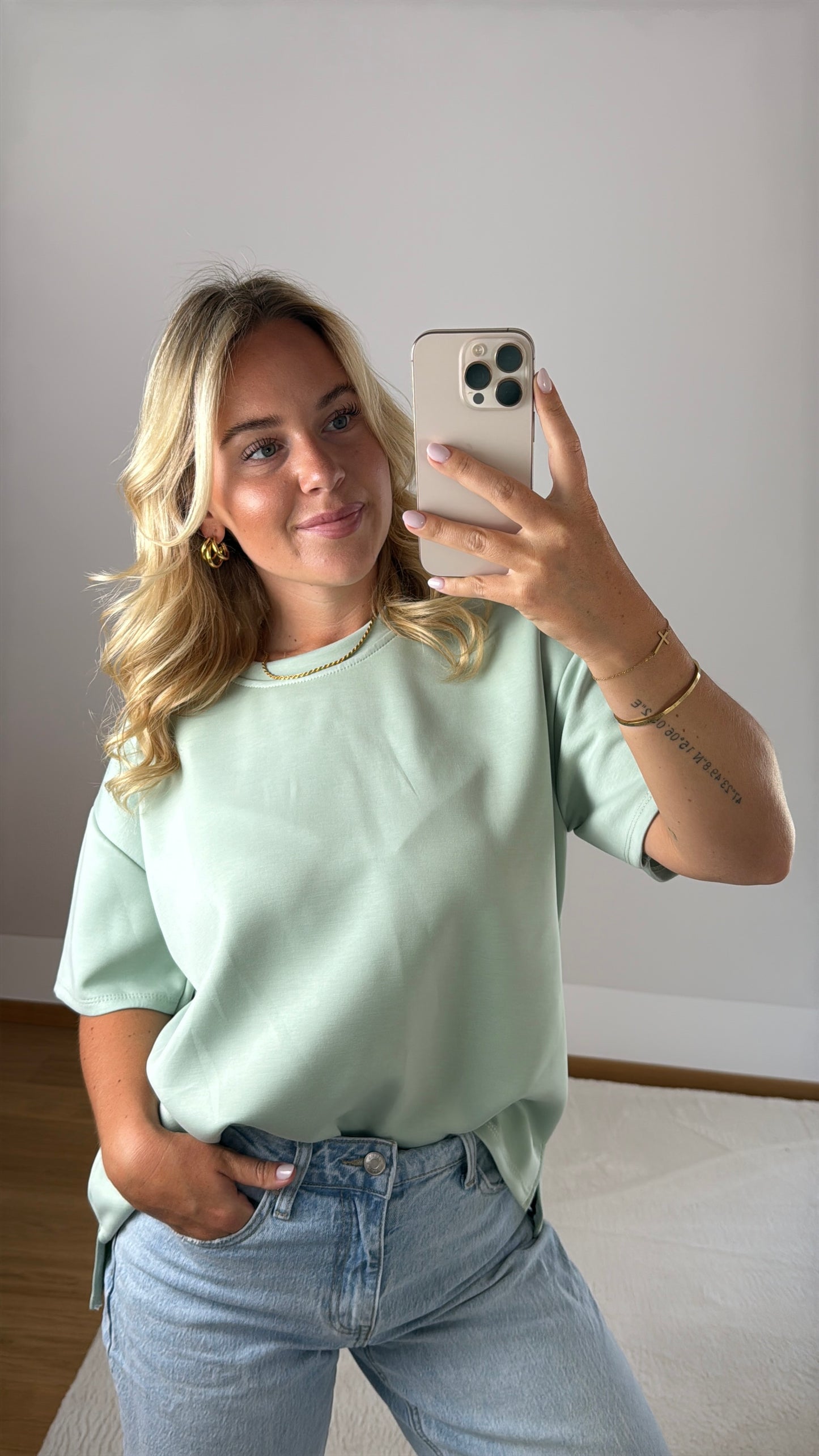 Basic T-Shirt Melly - mint