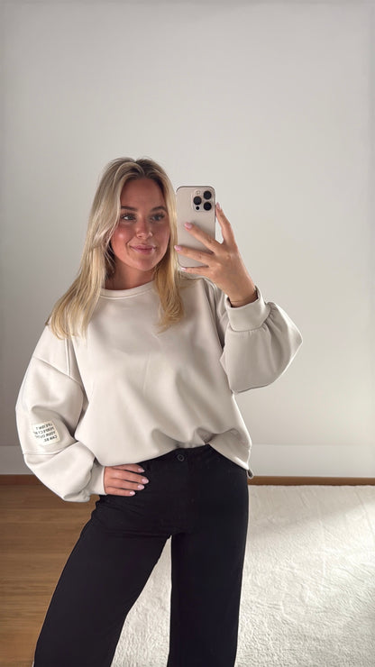 Sweatshirt Patch - beige