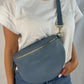 Banana Bag - jeansblau/gold