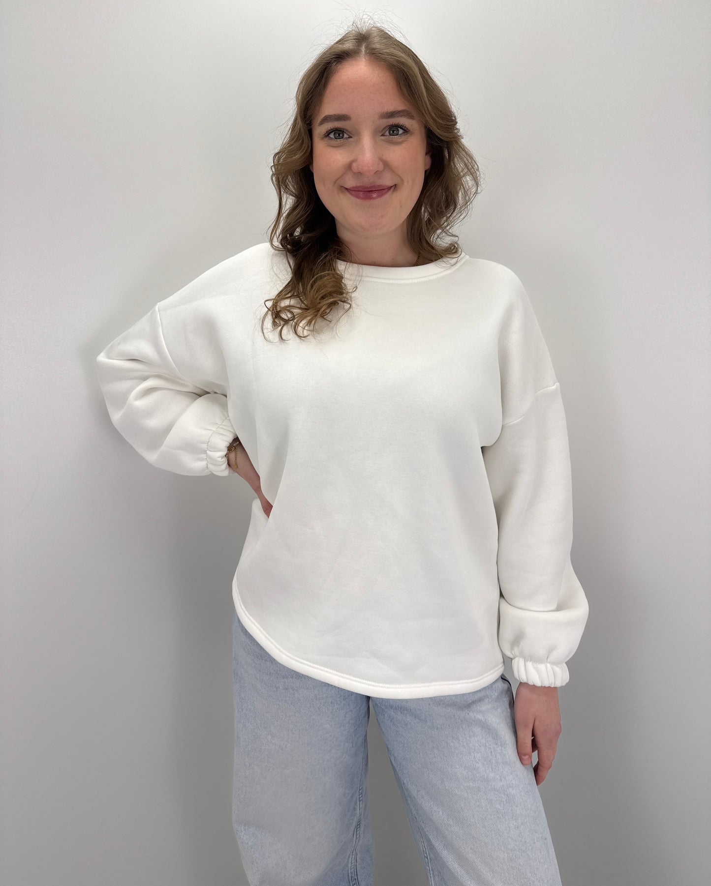 Sweatshirt GoodVibes - weiß