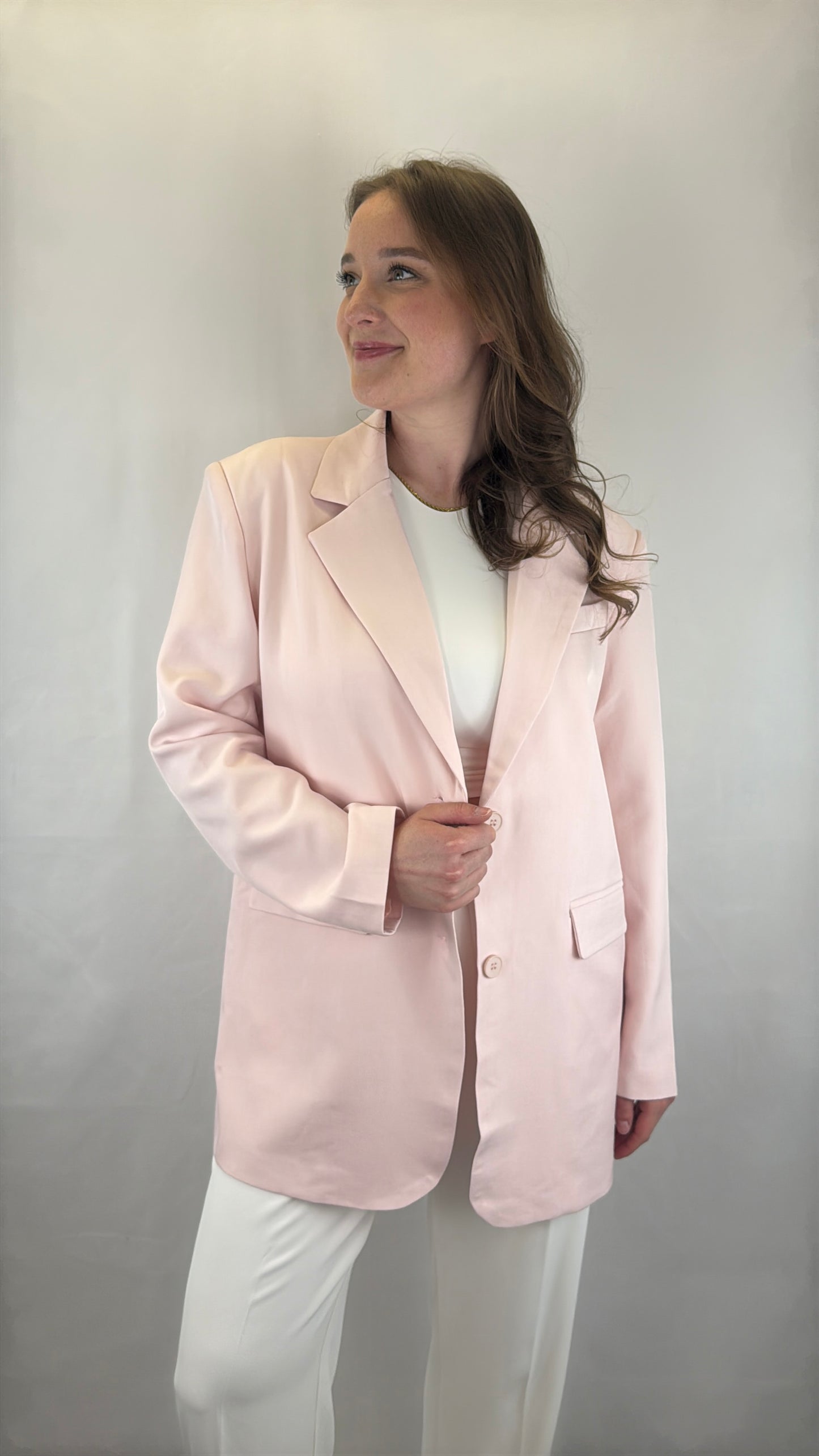 Oversize Blazer Jara - pastellrosa
