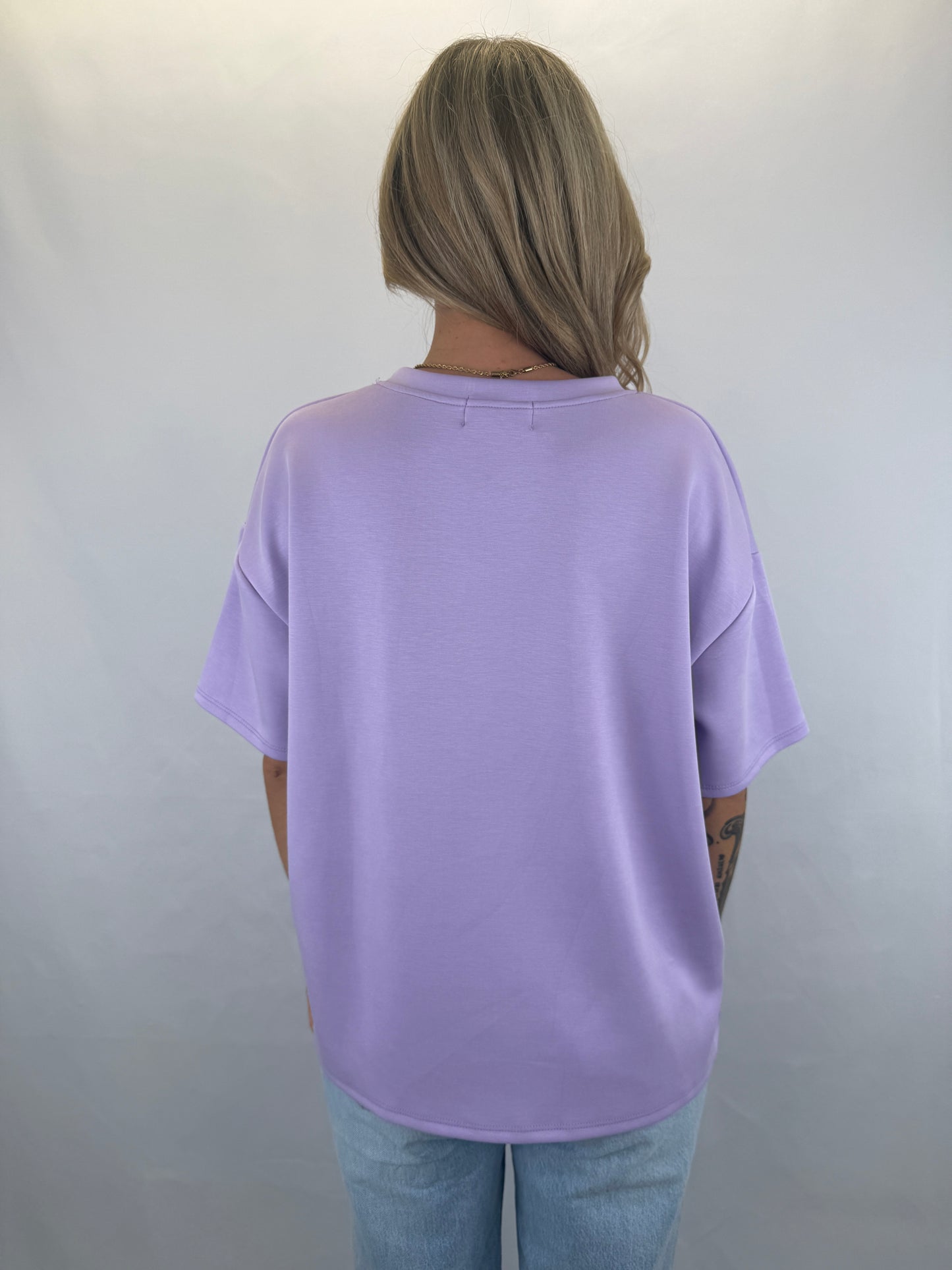 Basic T-Shirt Melly - flieder