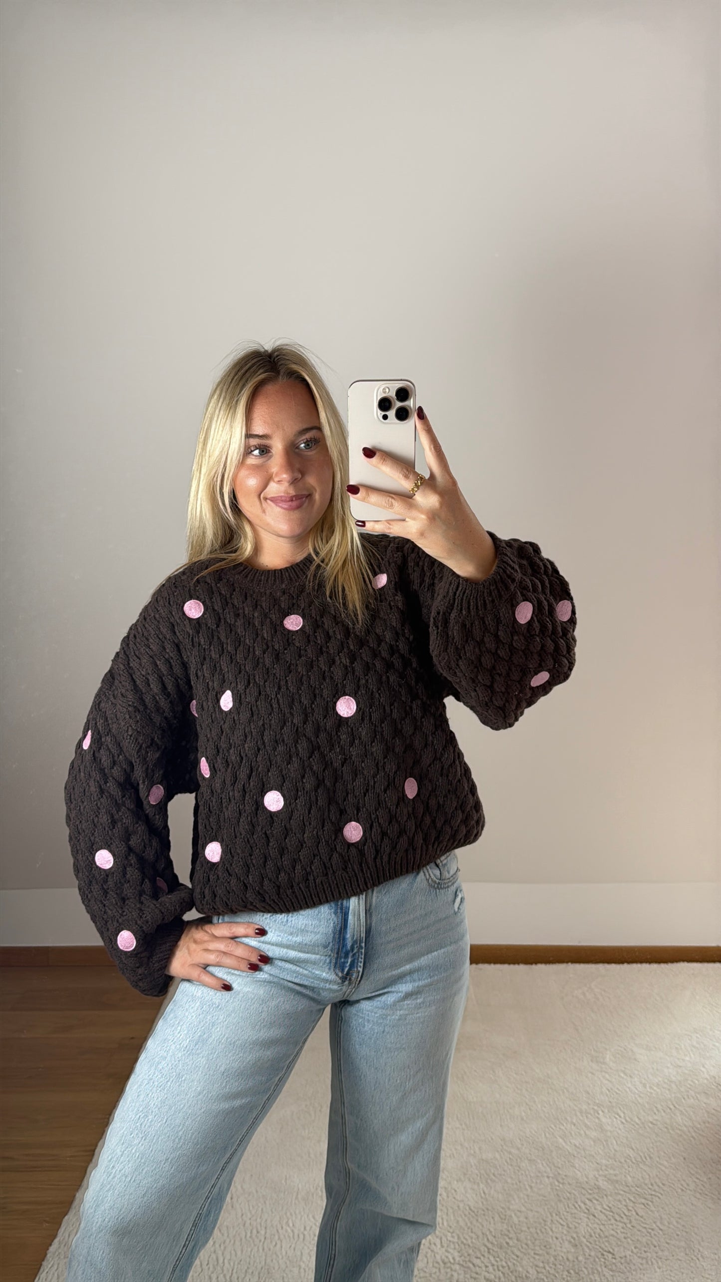 Strickpullover Polka Dot