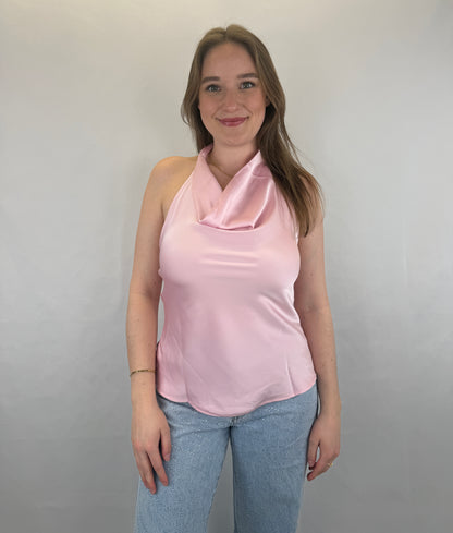 Neckholder Satintop Luna - rosa