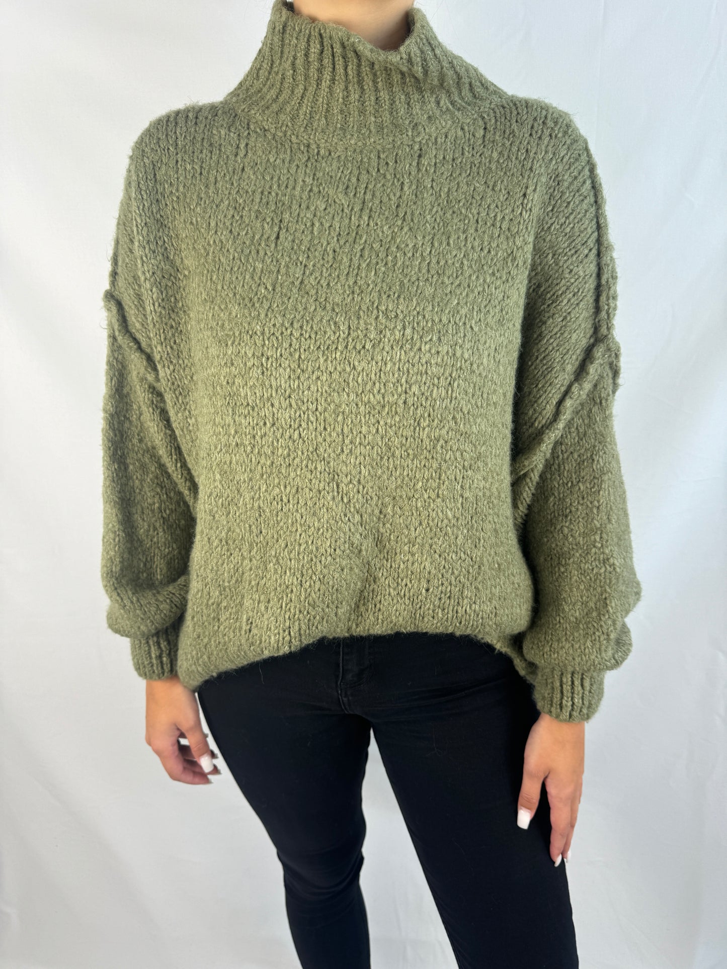 Oversize Pullover - Khaki