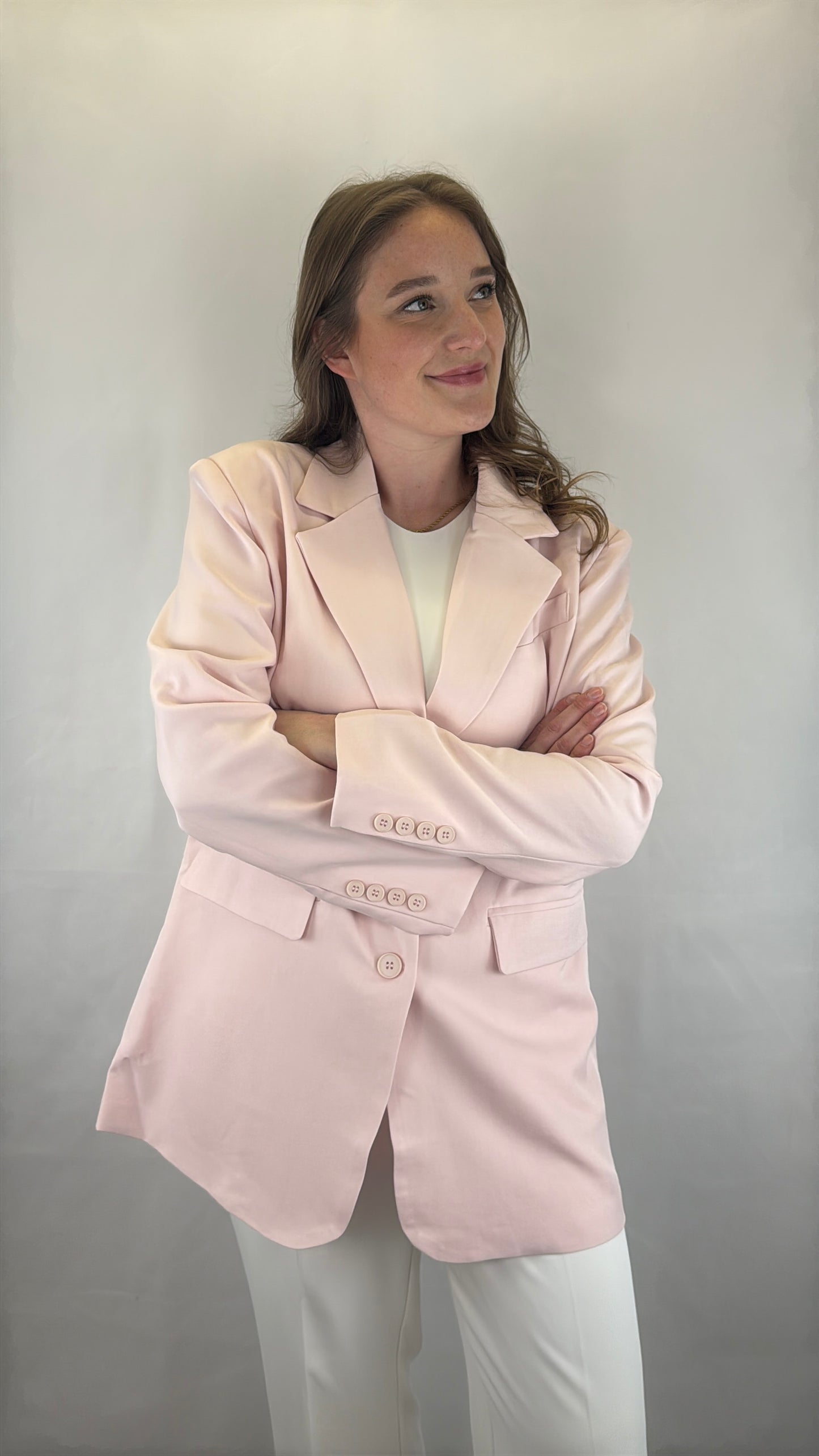 Oversize Blazer Jara - pastellrosa