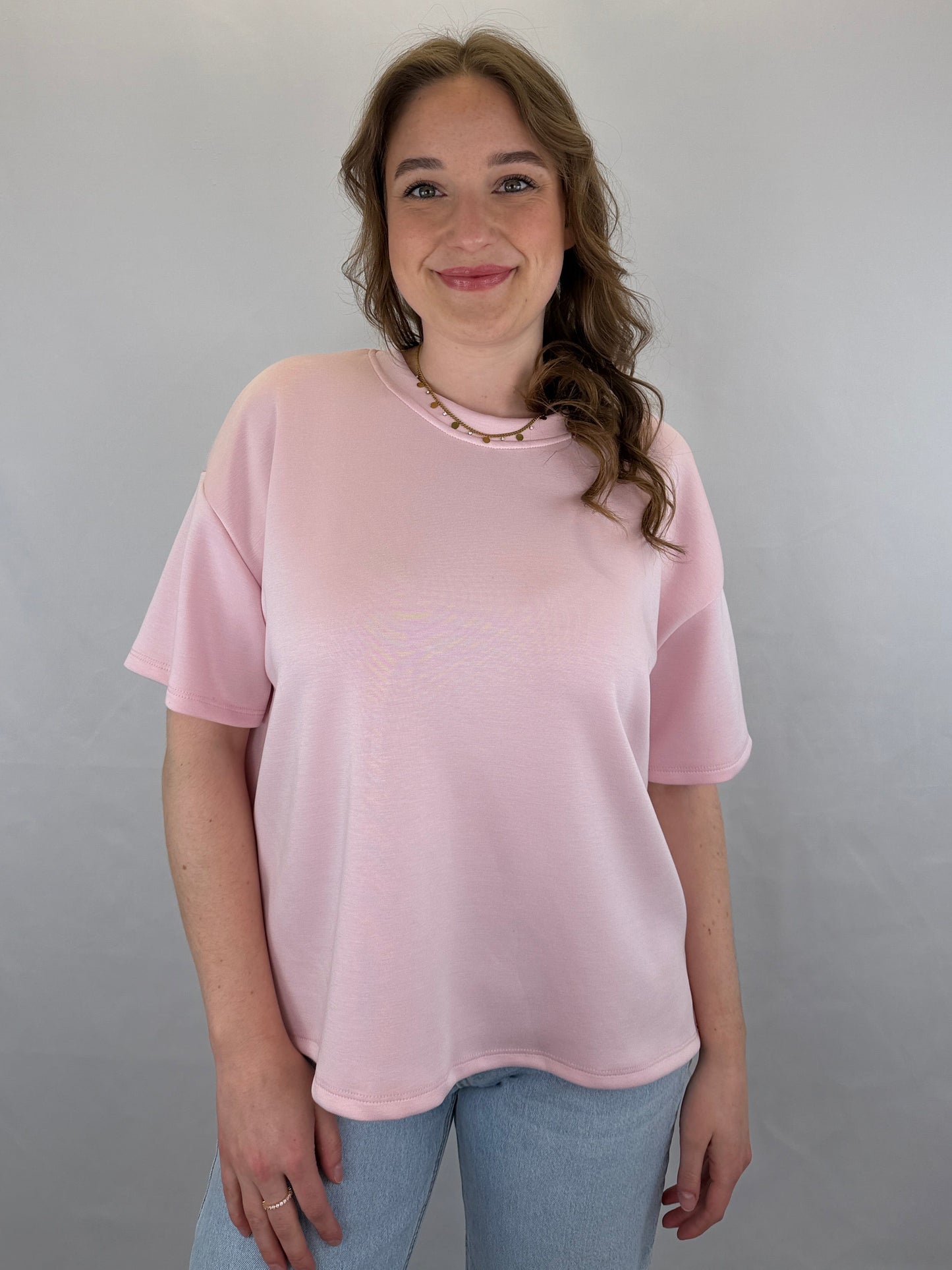Basic T-Shirt Melly - rosa