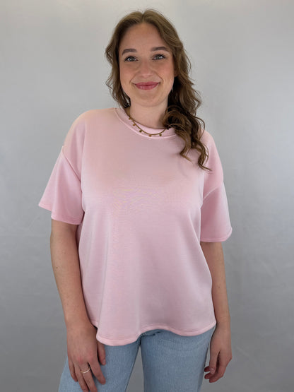 Basic T-Shirt Melly - rosa
