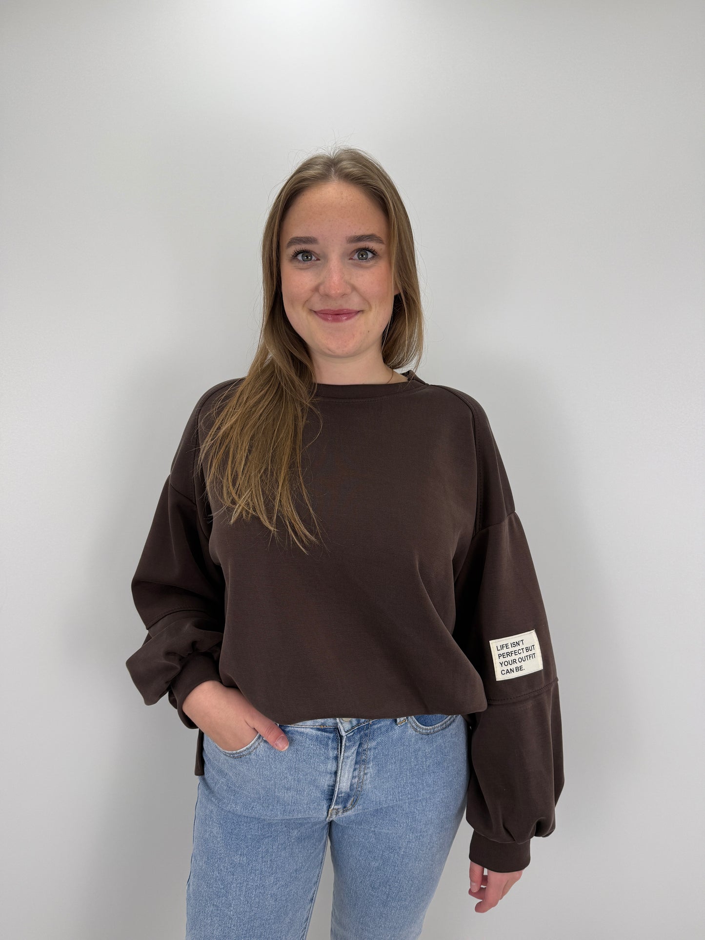 Sweatshirt Patch - braun
