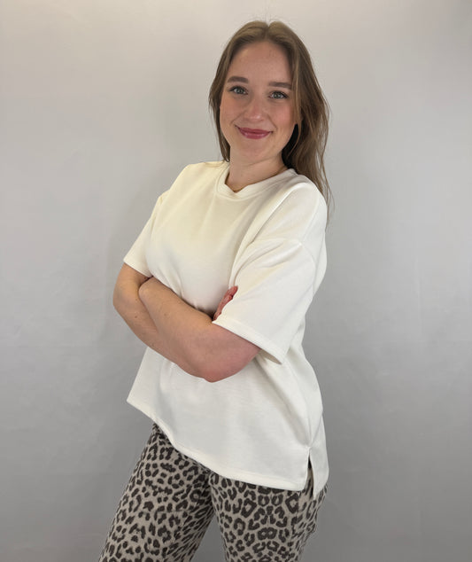 Basic T-Shirt Melly - weiß