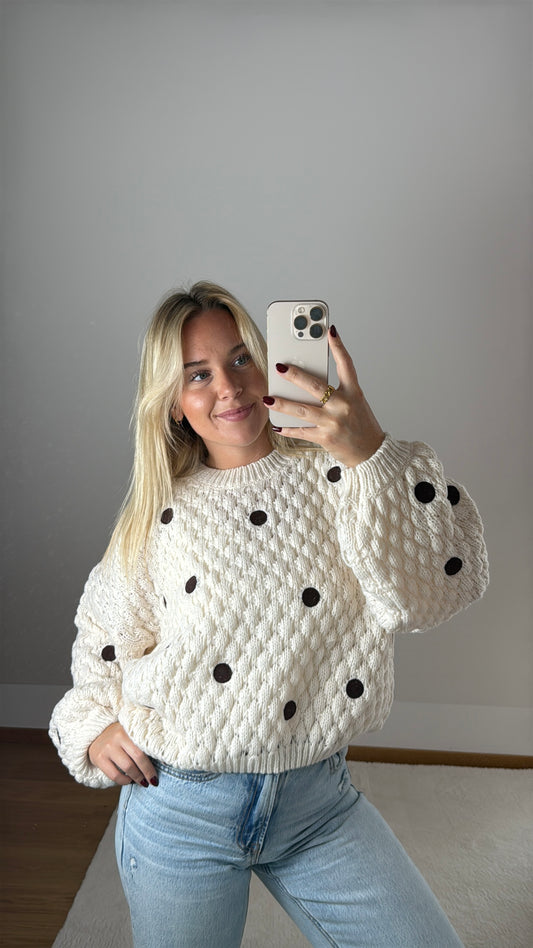 Strickpullover Polka Dot