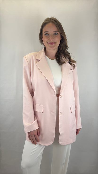 Oversize Blazer Jara - pastellrosa