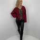 Teddyjacke Bowpard - bordeauxrot
