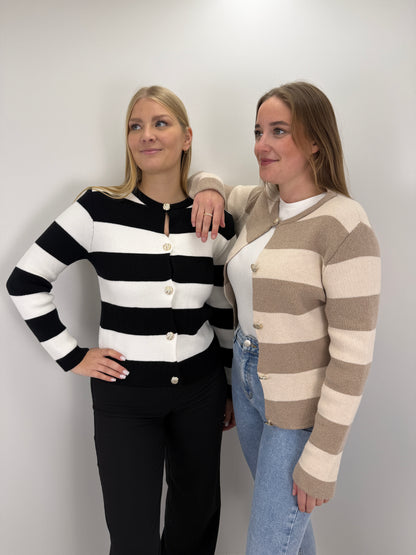 Cardigan Victoria - creme/taupe